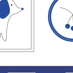 Acte Déco Papier peint panoramique enfant Petits Explorateurs, Bleu 150 x 250cm*Enfant Papier Peint Enfant