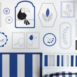 Acte Déco Papier peint panoramique enfant Petits Explorateurs, Bleu 150 x 250cm*Enfant Papier Peint Enfant