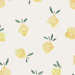 Acte Déco Papier peint panoramique enfant Citrons, Jaune 375 x 250cm*Enfant Papier Peint Enfant