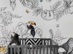 Acte Déco Papier peint panoramique enfant Jungle, Couleurs 225 x 250cm*Enfant Papier Peint Enfant