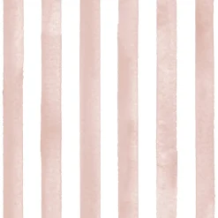 Clearance GoodHome Papier peint pré-encollé vinyle à rayures Easy Roll Satori rayures rose l.53 x H.1005 cm