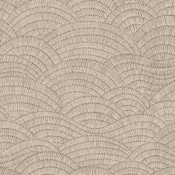 GoodHome Papier peint pré-encollé vinyle intissé géométrique Easy Roll Barrington beige l.53 x H.1005 cm* Papier Peint Pour Couloir|Papier Peint Art Déco
