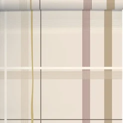 Hot Lutèce Papier peint vinyl intissé Bensimon carreau beige L.1005 x l.53cm