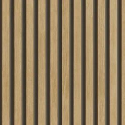 Grandeco Papier peint vinyle expansé sur intissé effet lattes de bois foncé L.1005 x l.53cm* Papier Peint Pour Couloir|Papier Peint Imitant