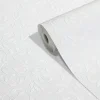 Clearance GoodHome Papier peint vinyle expansé sur intissé Kerria blanc