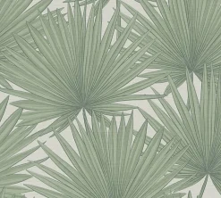 A.S. Creation Papier peint vinyle grainé sur intissé effet mat végétal Antigua As Creation L.1005 x l. 53 cm vert* Papier Peint Naturel Et Tropical