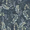 Ugepa Papier peint vinyle grainé sur intissé botanique Olivia bleu L.1001 x l.53 cm Ugépa* Papier Peint Pour Salle De Bains|Papier Peint Naturel Et Tropical