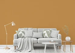Discount A.S. Creation Papier peint vinyle grainé sur intissé uni jaune L.1005 x l. 53 cm, As Creation Around