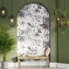 GoodHome Papier peint Vinyle Intissé Howlit noir et blanc* Papier Peint Naturel Et Tropical|Papier Peint Pour Couloir