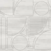 Best Lutece Papier peint vinyle intissé Reality Iv mat et satiné effet bois, cerclé gris, gris clair l.1005 x l.53 cm