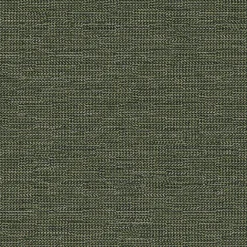 Clearance Lutece Papier peint vinyle intissé Villa Rosalie mat et satiné trompe l'œil tissu vert forêt, vert l.1005 x l.53 cm