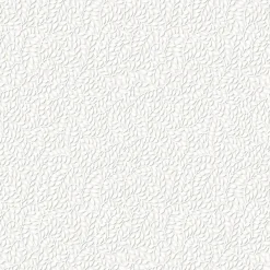 Laura Ashley Papier peint vinyle intissé à peindre effet gauffré blanc L.1000 x l.52cm Little vines* Papier Peint À Peindre