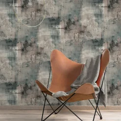 Clearance GoodHome Papier peint Vinyle Intissé Elmas gris