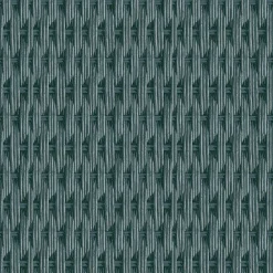 Hot Lutece Papier peint vinyle intissé Villa Rosalie mat et satiné trompe l'œil paille bleu paon, bleu l.1005 x l.53 cm