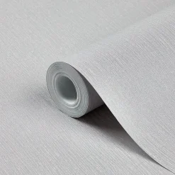 Clearance GoodHome Papier peint vinyle sur intissé Lery gris clair