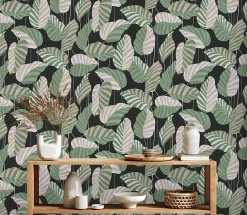 A.S. Creation Papier peint vinyle sur intissé Jungle L.10.05 x l.0.53 m. - Réf. SP15944* Papier Peint Pour Salle De Bains|Papier Peint Naturel Et Tropical