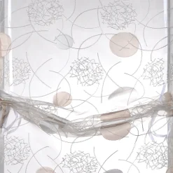 Best Home Maison Petit voilage en organza jacquard à remonter (60x160 cm - Ivoire)