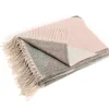 Amadeus Plaid alice 130x170 cm gris-rose* Plaid Canapé