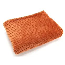 Amadeus Plaid damier terracotta 130x170* Plaid