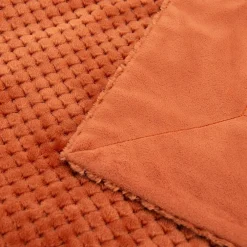 Amadeus Plaid damier terracotta 130x170* Plaid