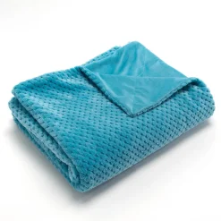 Amadeus Plaid damier turquoise 130x170 cm* Plaid