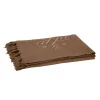 Sale Paris Prix Plaid Design Ethnique "Camel" 130x170cm Marron