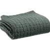 Vivaraise Plaid en coton Swami 130x200 cm Thym* Plaid Canapé|Plaid