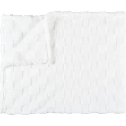 Linnea Plaid en flanelle collection Hohneck 120x150 cm damiers blancs* Plaid