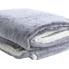 Best Deko&Co Plaid fausse fourrure marron 200x220