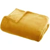 New Atmosphera Plaid flanelle 125 x 150 cm ocre