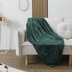 Linnea Plaid flanelle collection TREE 120x150 cm vert sapin