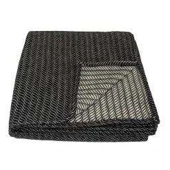 Toison d'Or Plaid laine 100% (120x180 cm - Gris anthracite)* Plaid Laine|Plaid