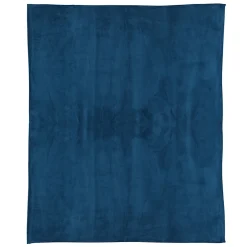 GoodHome Plaid lulu bleu foncé L.180x l.150 cm* Plaid Polaire|Plaid Canapé