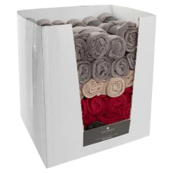 Sale Atmosphera Créateur D'Intérieur Plaid microfibre 125x150 - Rouge foncé- Atmosphera