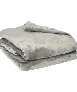 Poyet Motte Plaid microflanelle 130x170 cm Perle* Plaid Polaire|Plaid Canapé