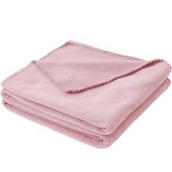 Plaid polaire cocooning rose L.170 x l.120 cm* Plaid Polaire|Plaid