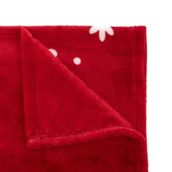 Atmosphera Créateur D'Intérieur Plaid rouge merry christmas 130X180cm - Atmosphera* Plaid