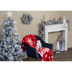 Atmosphera Créateur D'Intérieur Plaid rouge merry christmas 130X180cm - Atmosphera* Plaid