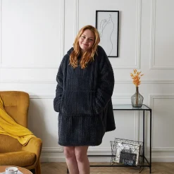 Outlet Paris Prix Plaid Sweat à Capuche 