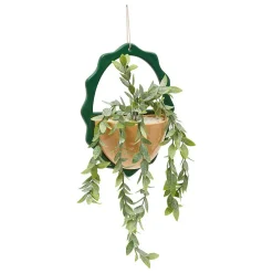 Sale Atmosphera Créateur D'Intérieur Plante artificelle suspendue Cheri 19,5x9cm- Beige- Atmosphera