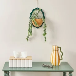 Sale Atmosphera Créateur D'Intérieur Plante artificelle suspendue Cheri 19,5x9cm- Beige- Atmosphera