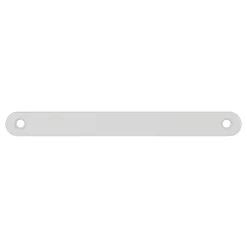 GoodHome Plaque de poignée de porte Minzh blanc mat 190 x 7 mm* Poignée De Porte Coulissante|Poignée Cuvette