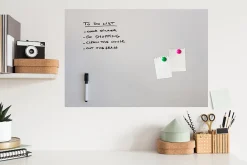Outlet Ariane Plaque magnétique adhésive effaçable blanc L.70 x H.50 cm