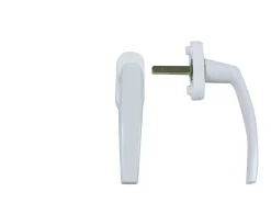 GoodHome Poignée alu blanc pour fenêtre pvc blanc* Poignée De Fenêtre