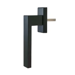 Outlet GoodHome Poignée alu carré gris pour fenêtre pvc