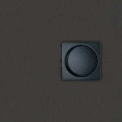 Reivilo Poignée cuvette encastrée carrée noire avec tire-doigt pour porte coulissante* Poignée De Porte Coulissante|Poignée Cuvette