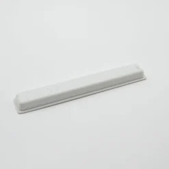 Hot Hardwarexchange Poignée cuvette rectangulaire de meuble en zamac 240X25 mm BLANC MAT RAL 9003
