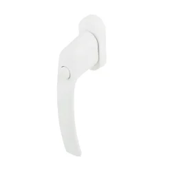 Sale Poignée de fenêtre avec bouton-poussoir Miniac PVC blanc l.2,9 x H.15,4 x P.6 cm