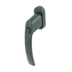 Poignée de fenêtre avec bouton-poussoir Miniac PVC anthracite l.2,9 x H.15,4 x P.6 cm* Poignée De Fenêtre