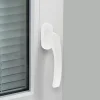 Poignée de fenêtre Minia PVC blanc l.2,9 x H.15,4 x P.6 cm* Poignée De Fenêtre